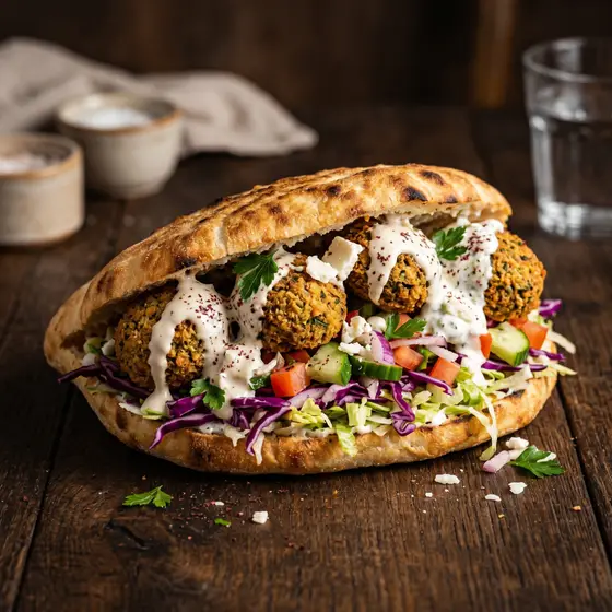 6. Döner falafel