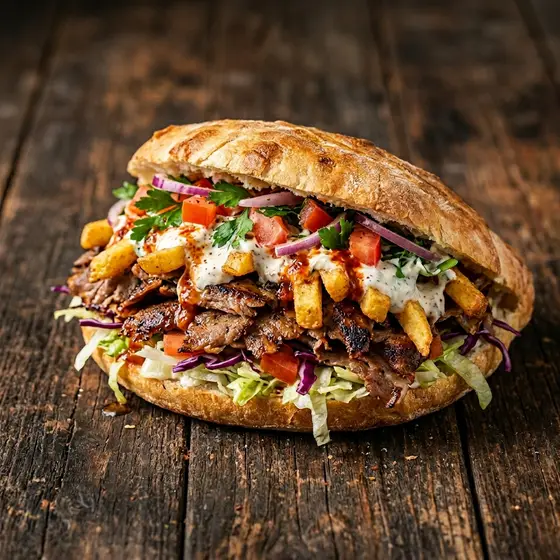 7. Döner hranolky